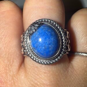 Carolyn Pollack Lapis Silver 925 Vintage Southwestern Ring NEVER WORN size 7 🌟✨